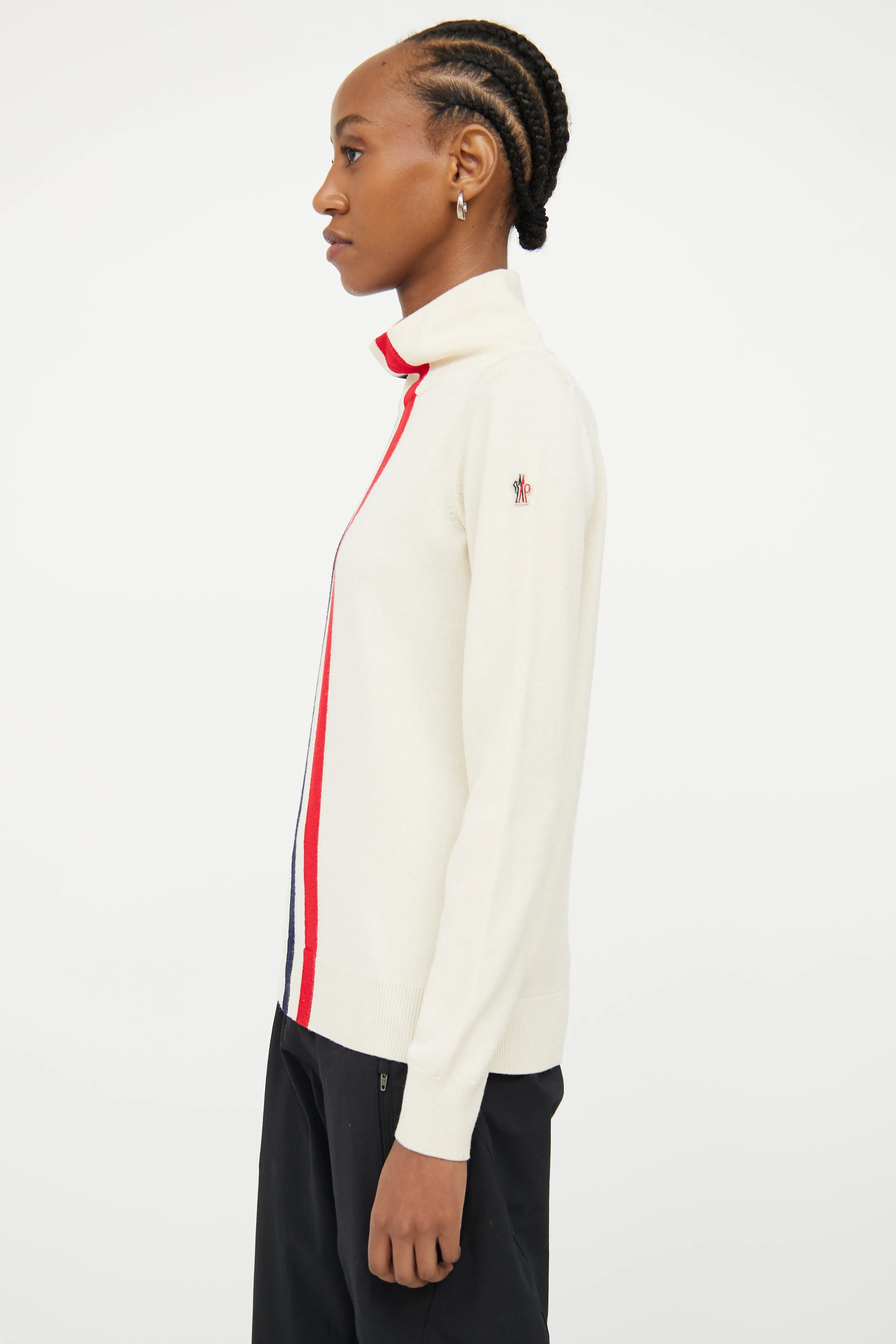 2017 Cream Grenoble Striped Top
