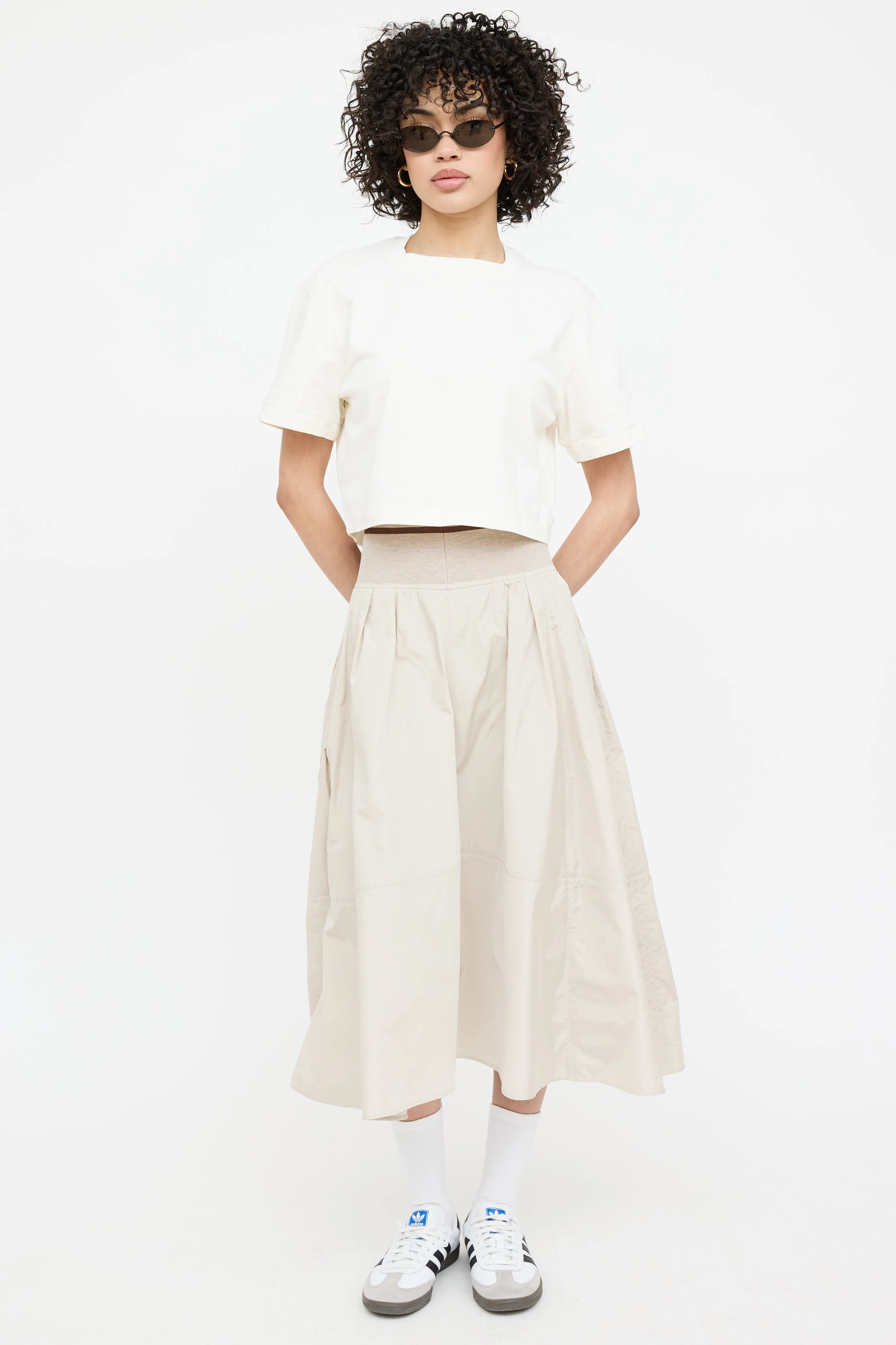 2022 Cropped Short Sleeve Top