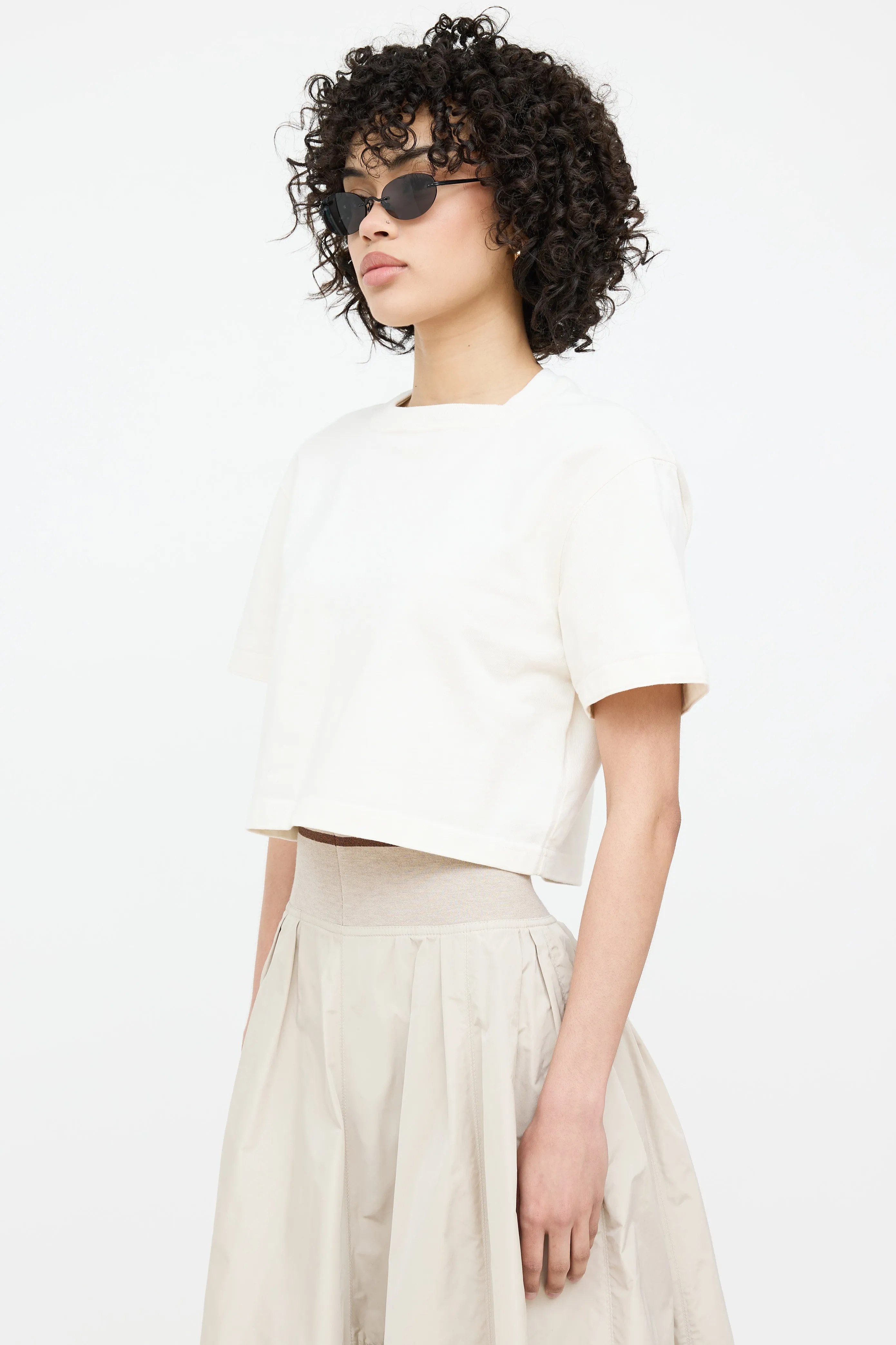 2022 Cropped Short Sleeve Top