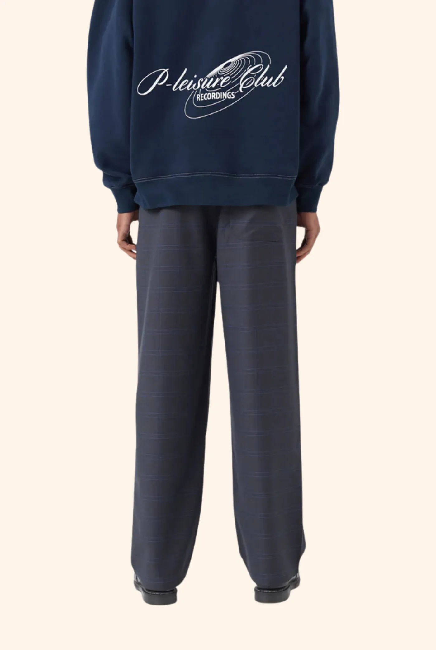 Boxy Suit Pant in Houndstooth