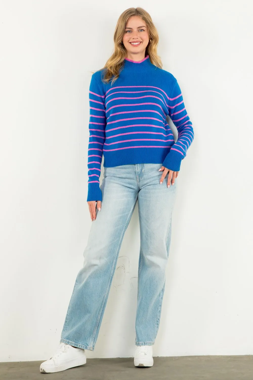 Cashmere Stripe Sweater by THML - FINAL SALE