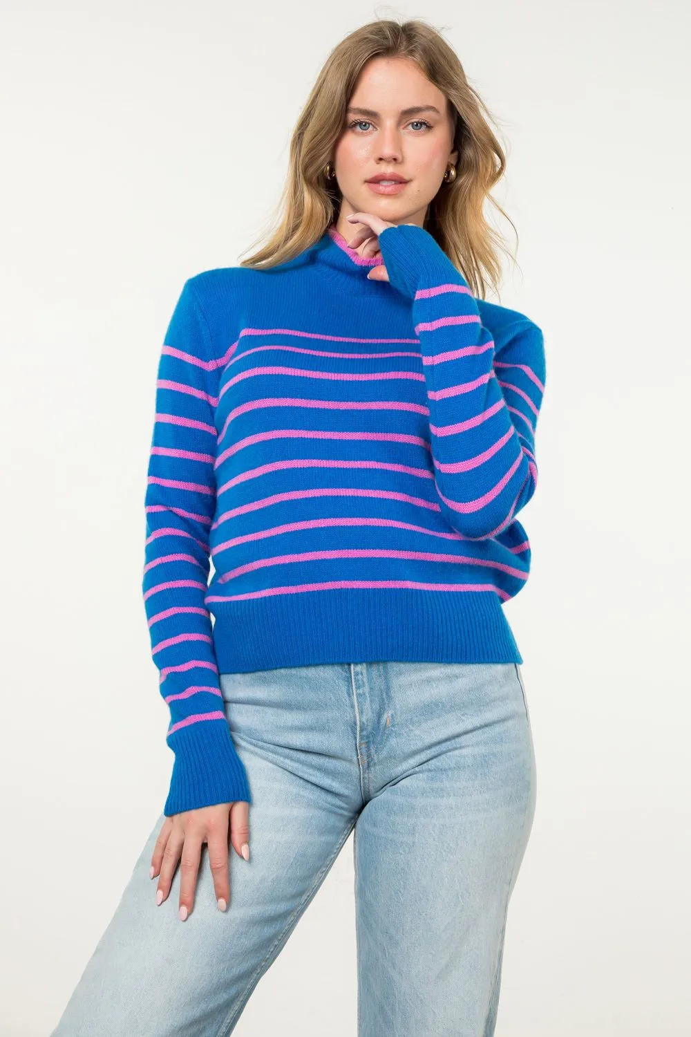 Cashmere Stripe Sweater by THML - FINAL SALE