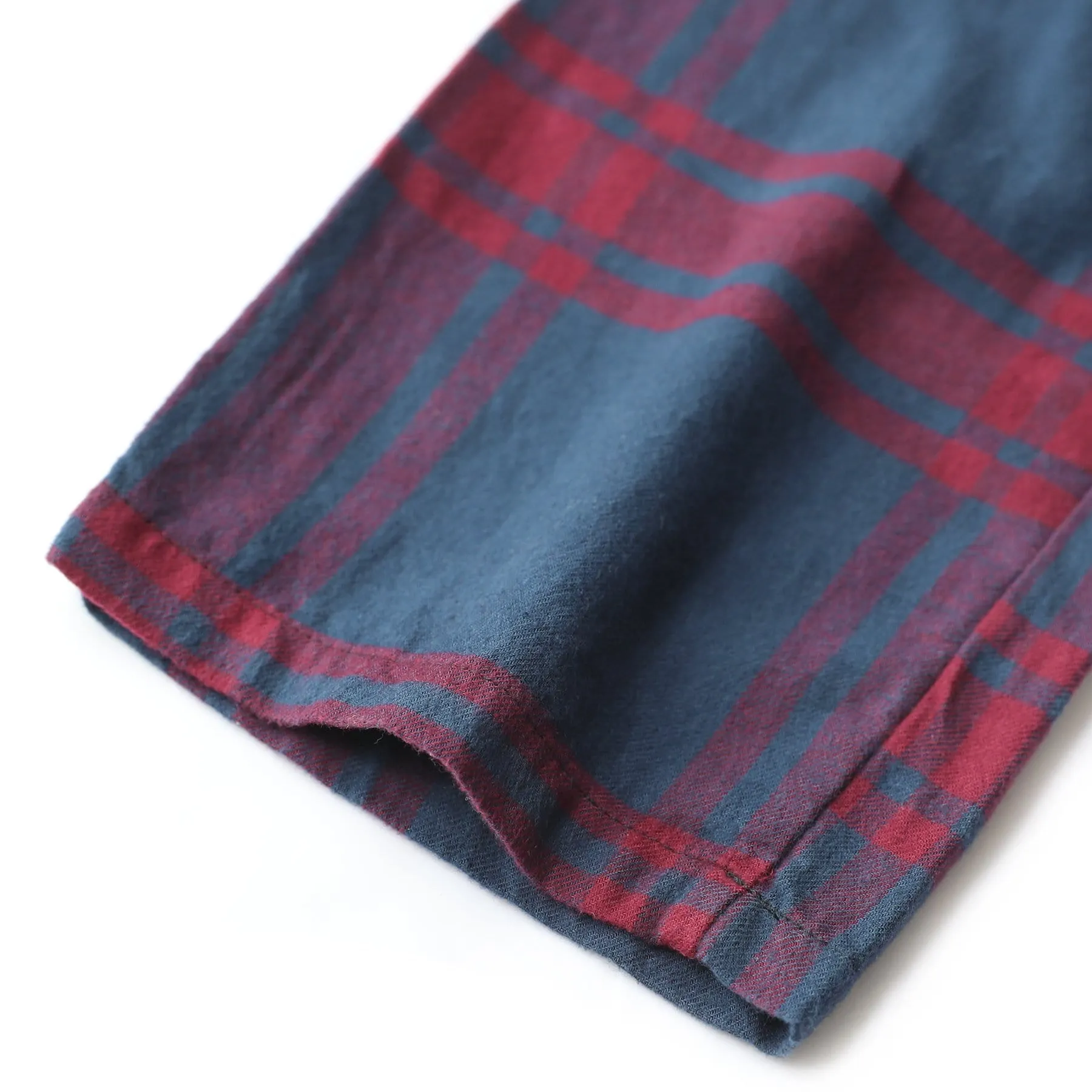 Cotton Flannel Pajama Plaid Sleep & Lounge Pants, PJ Bottoms With Pockets And Button Fly #3001