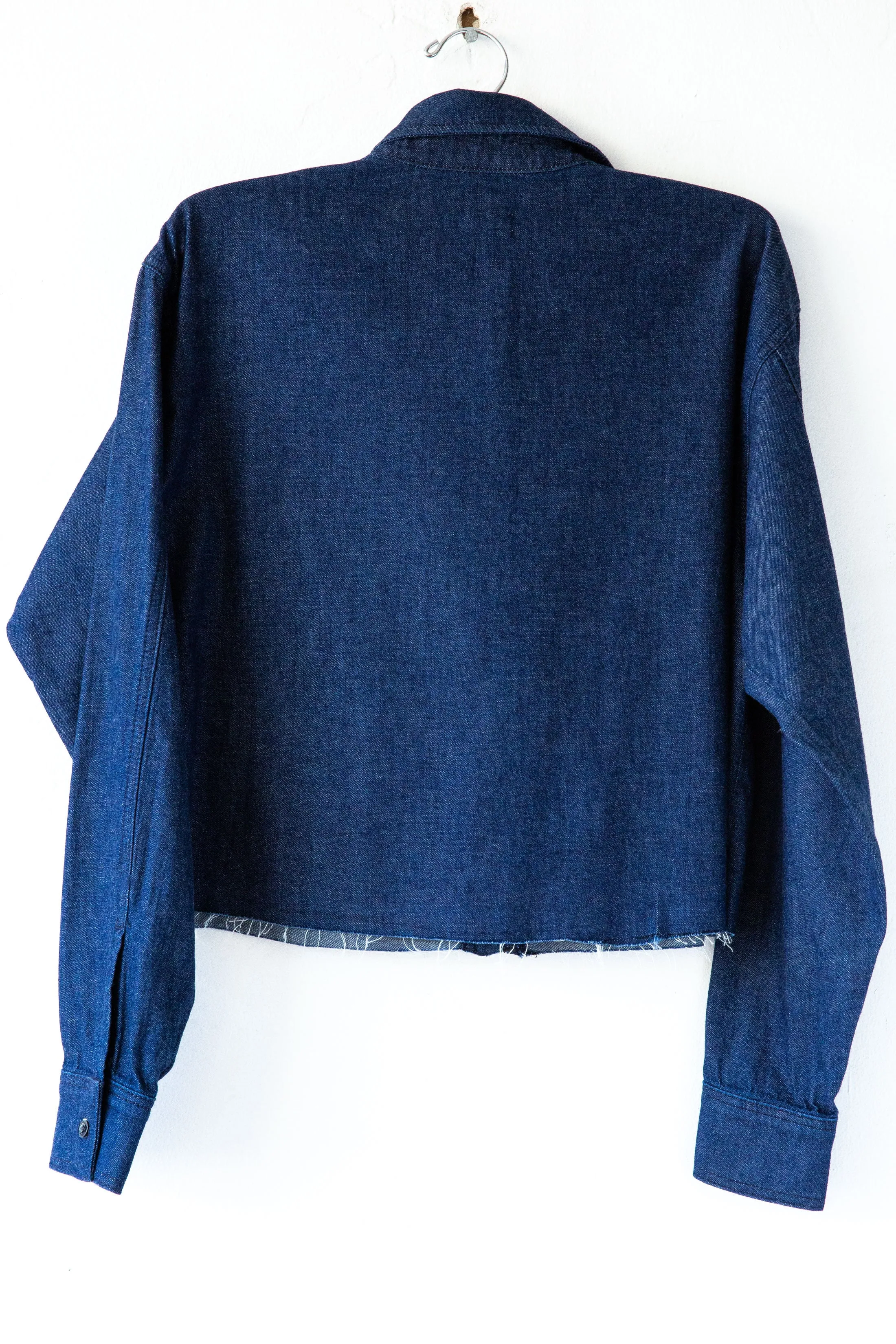 Crop Denim Shirt
