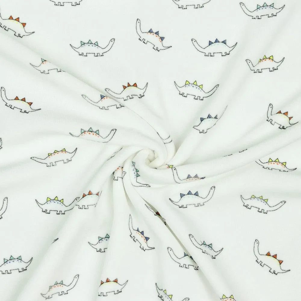 Dinosaurs Nicky Velour Fabric