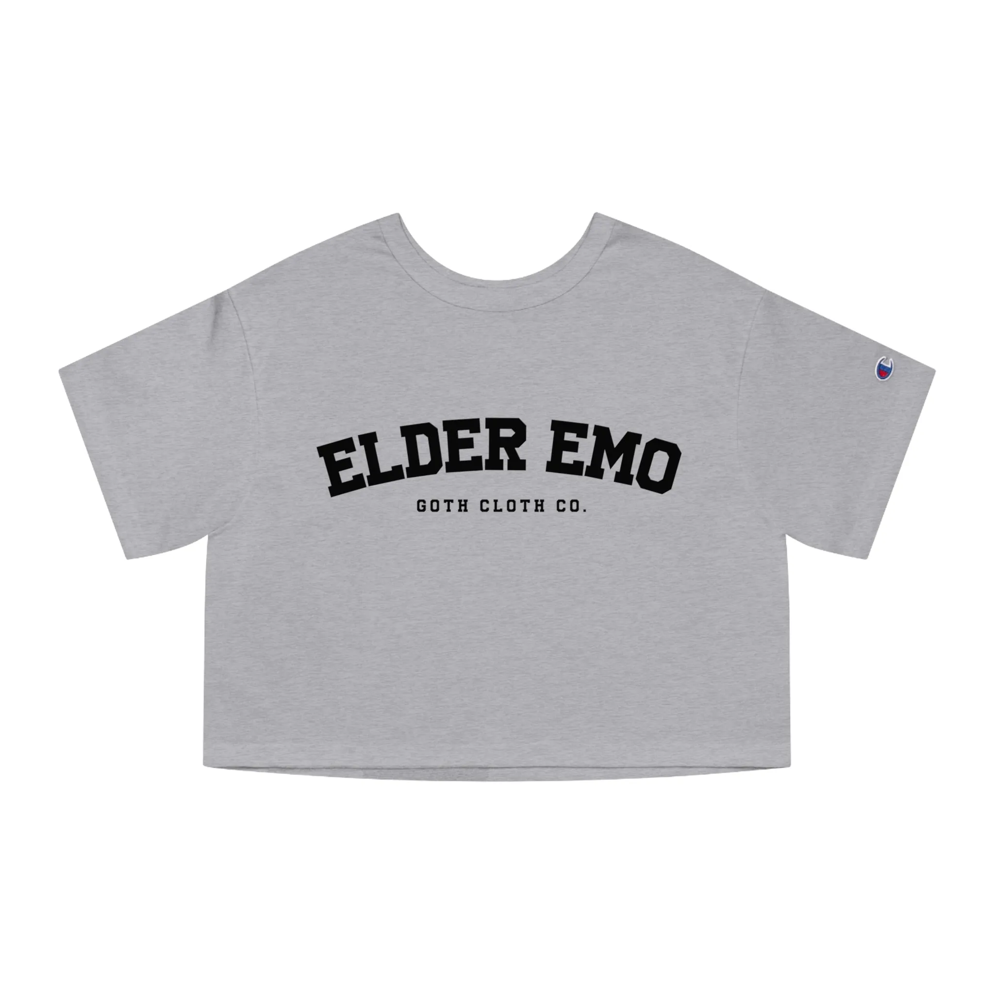 Elder Emo College Heavyweight Crop Top