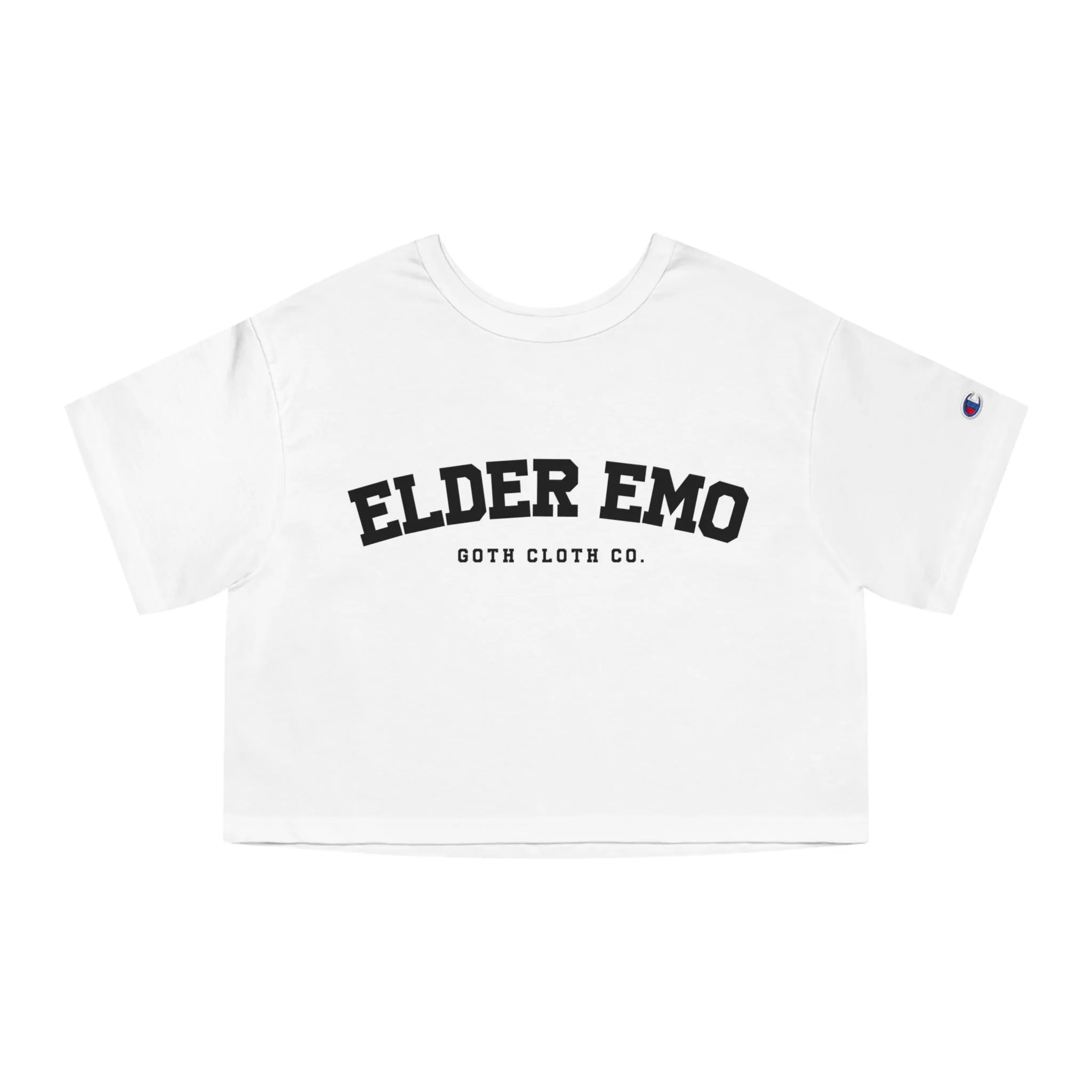 Elder Emo College Heavyweight Crop Top