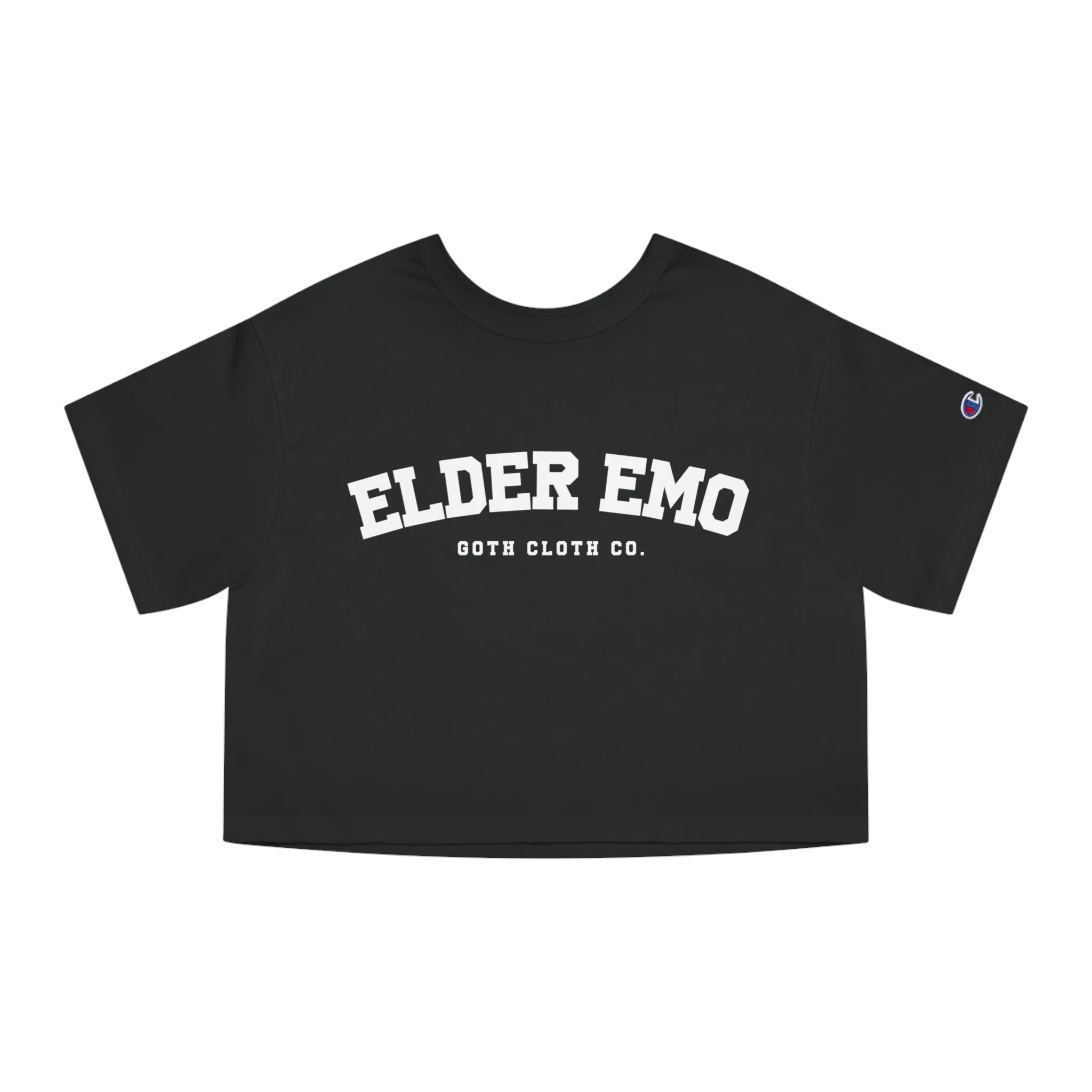 Elder Emo College Heavyweight Crop Top