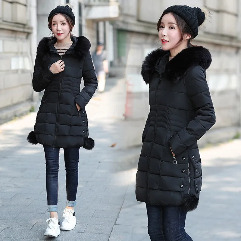 Faux Fur Warm Women Coat