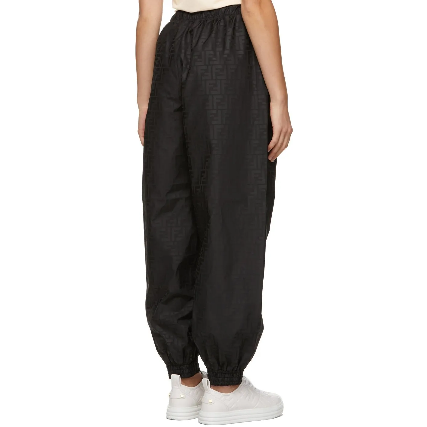 Fendi Black 'Forever Fendi' Logo Lounge Pants
