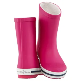 Kids' Rubber Gumboots - Pink