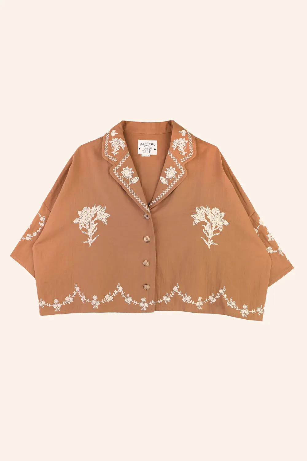 Meadows | ARCHIVE Penstemon Shirt | Fawn
