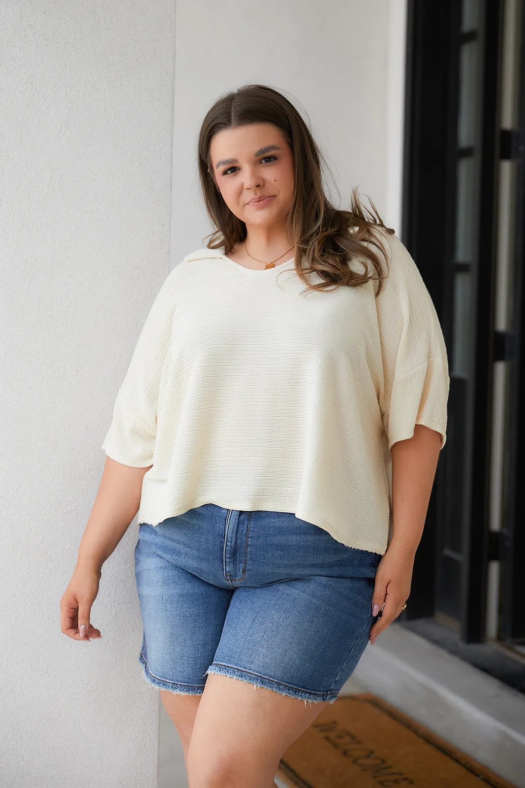 ONLINE EXCLUSIVE Brianna Boxy Crop Top