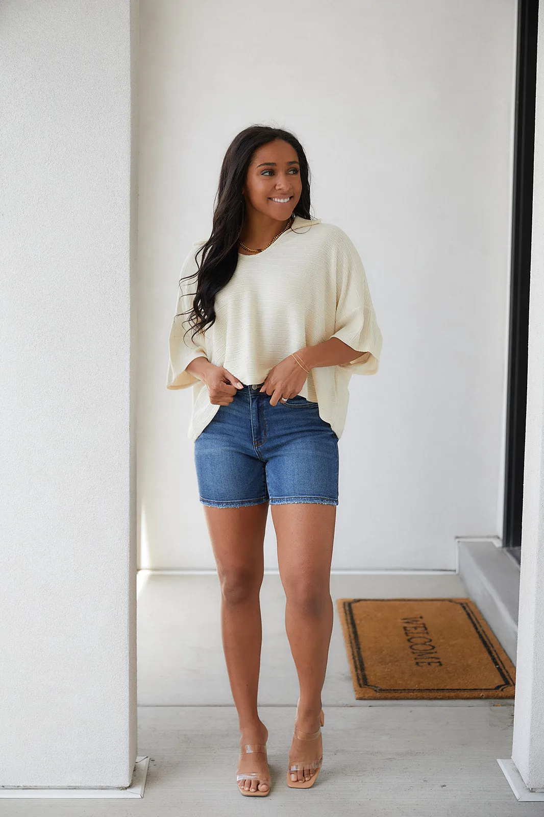 ONLINE EXCLUSIVE Brianna Boxy Crop Top
