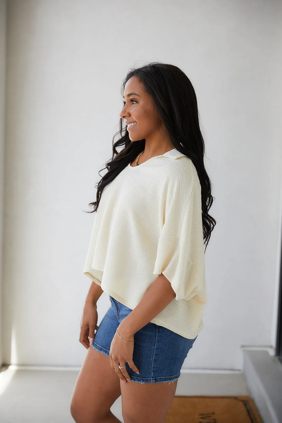 ONLINE EXCLUSIVE Brianna Boxy Crop Top