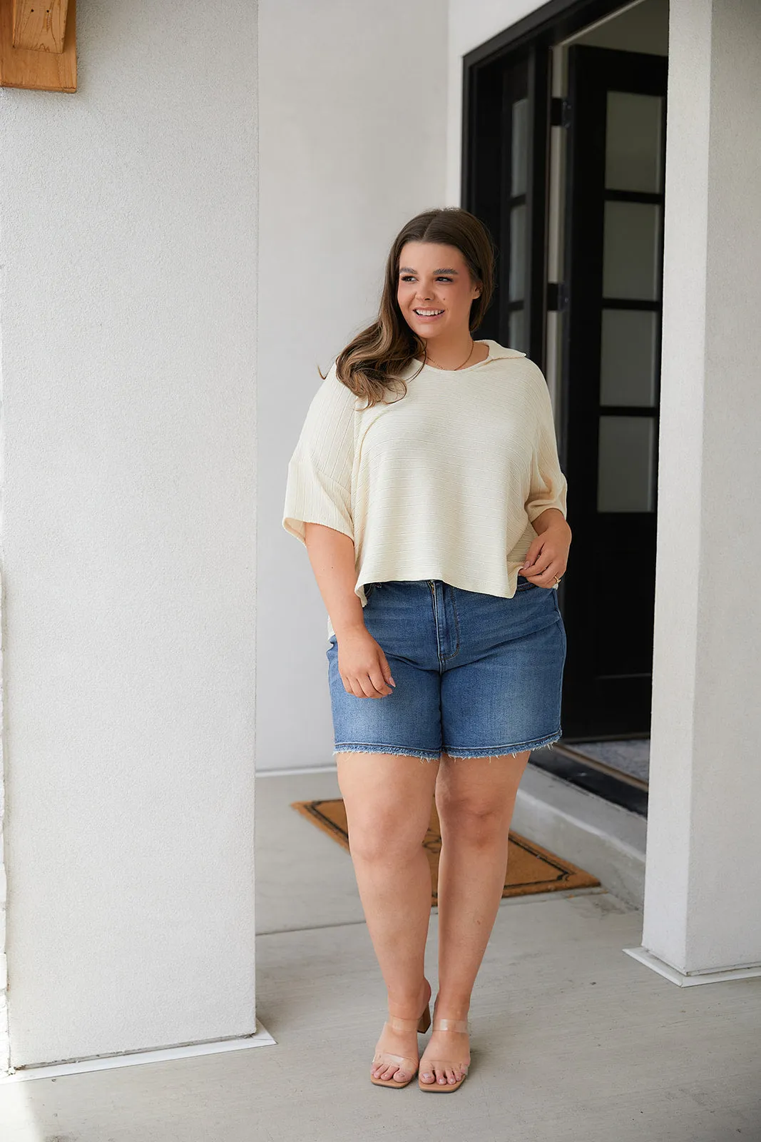 ONLINE EXCLUSIVE Brianna Boxy Crop Top