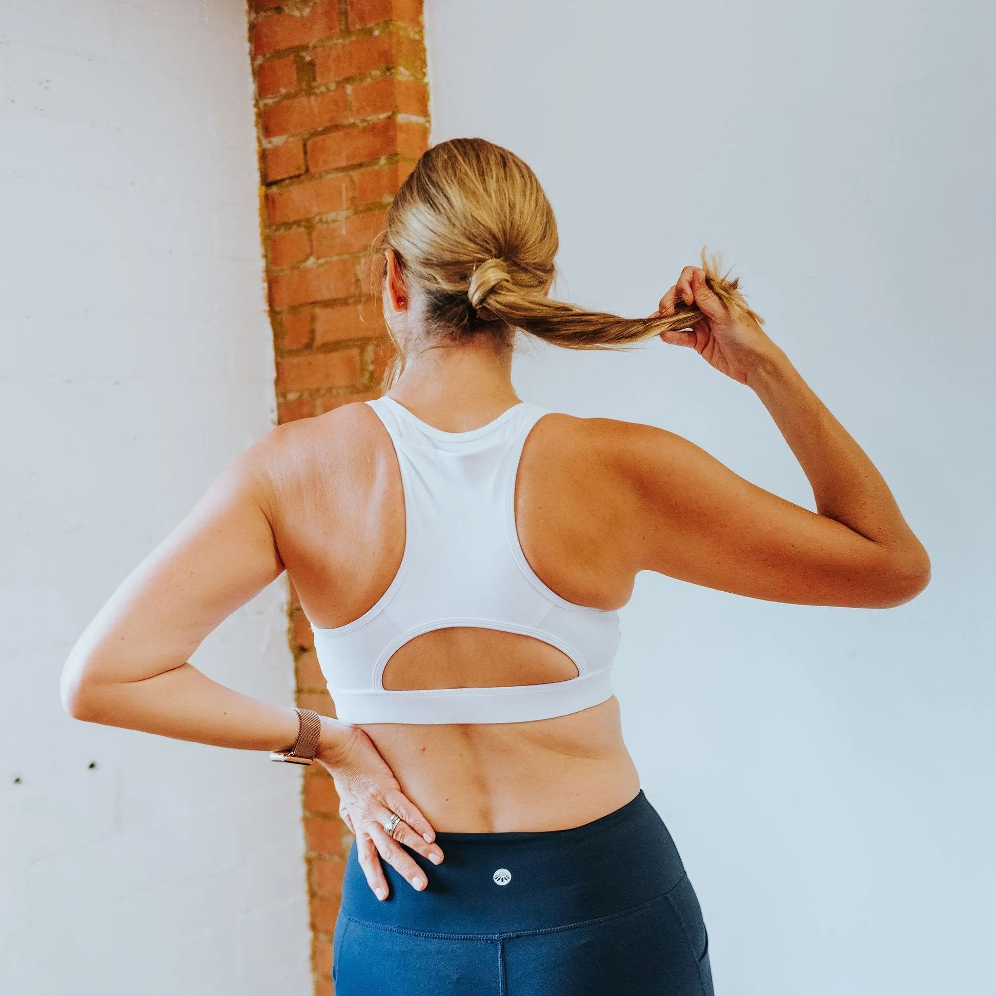 Sarah Sports Bra - White
