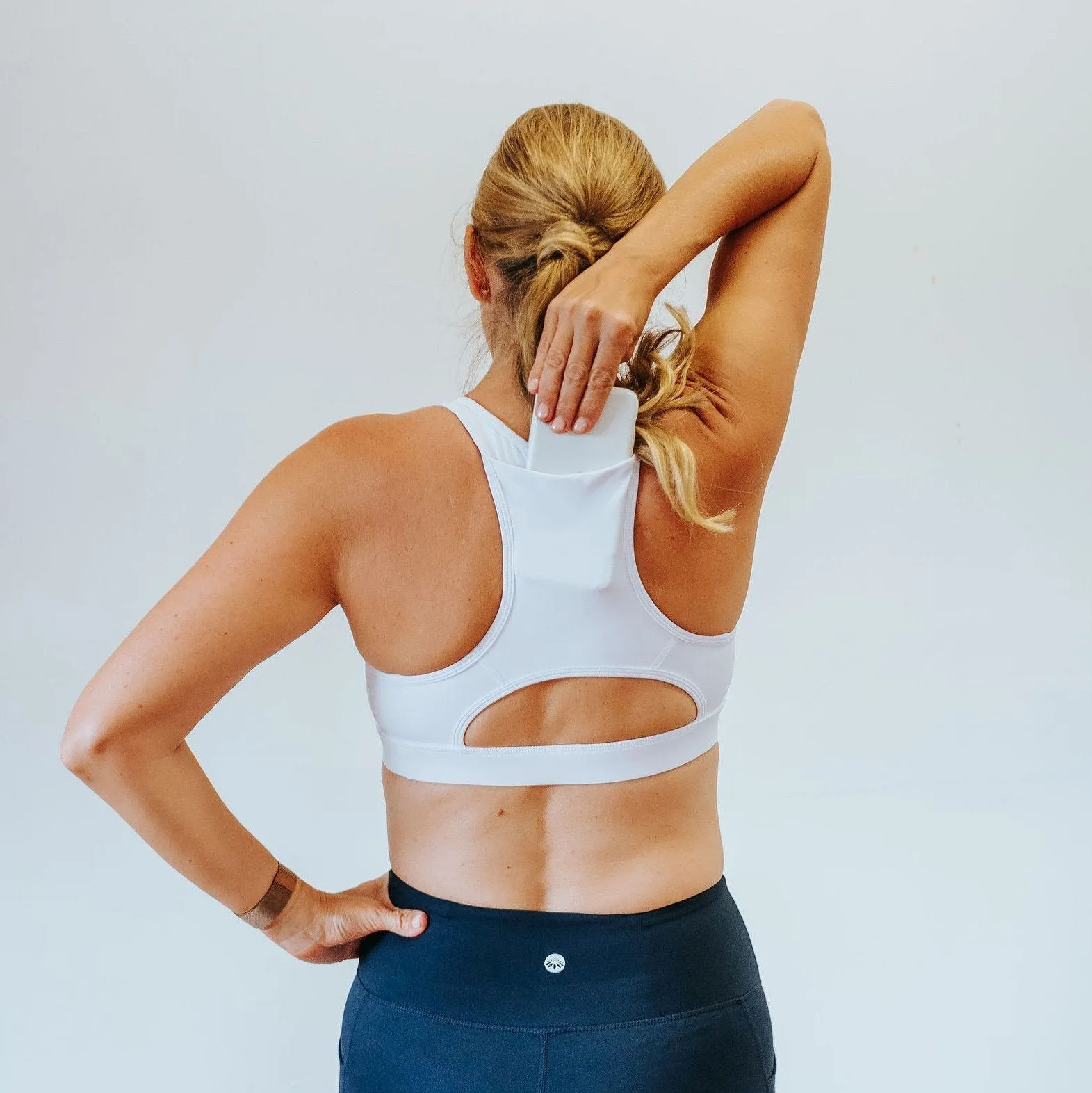 Sarah Sports Bra - White