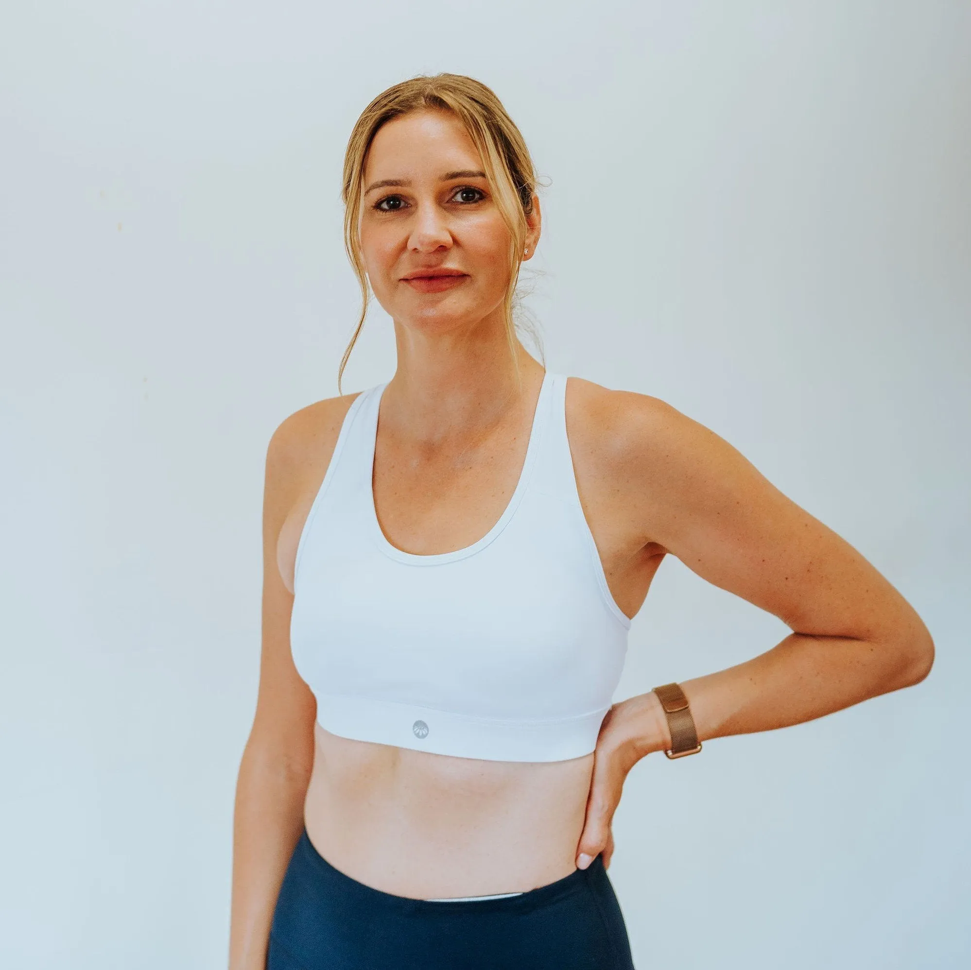 Sarah Sports Bra - White