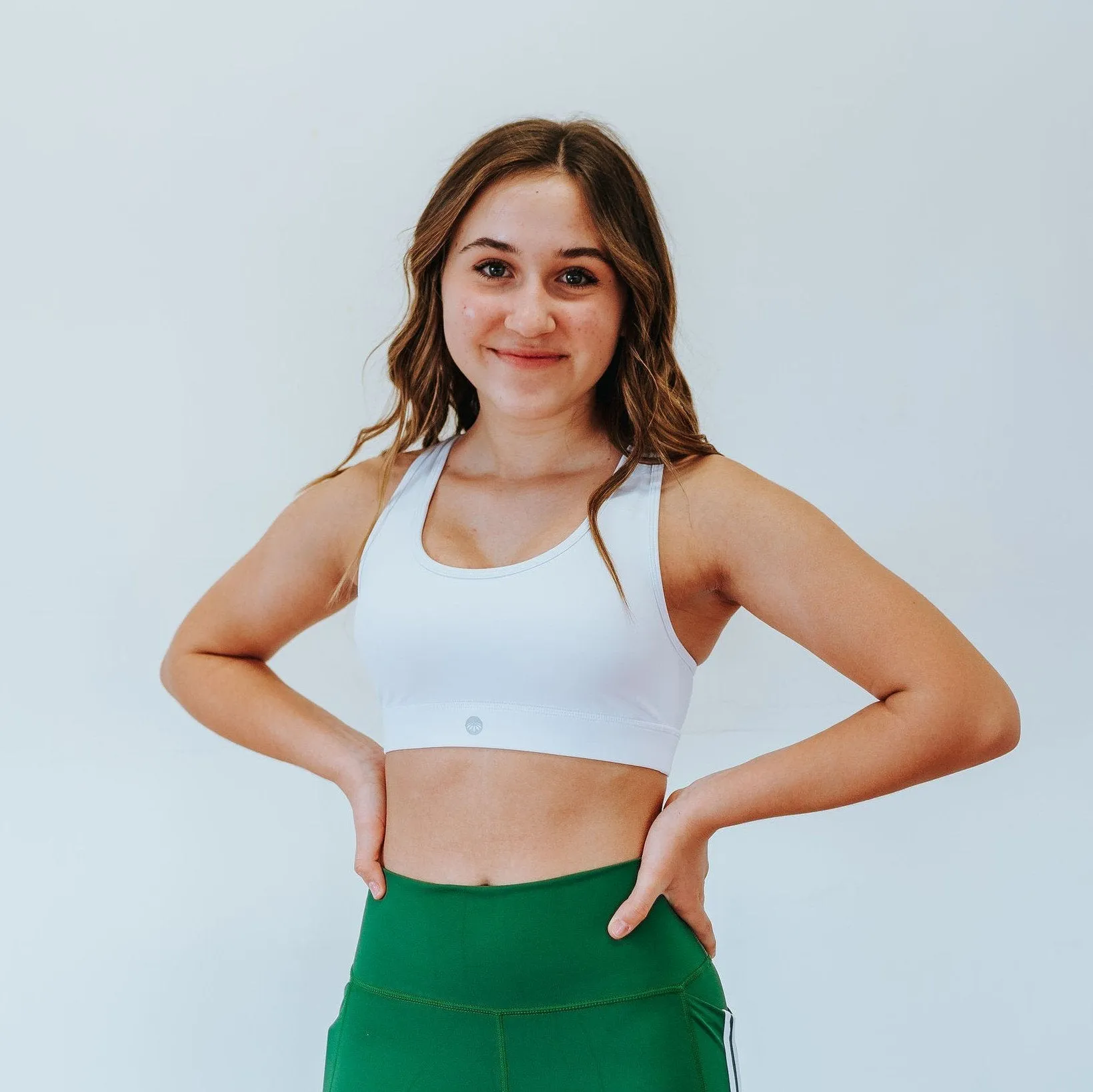 Sarah Sports Bra - White