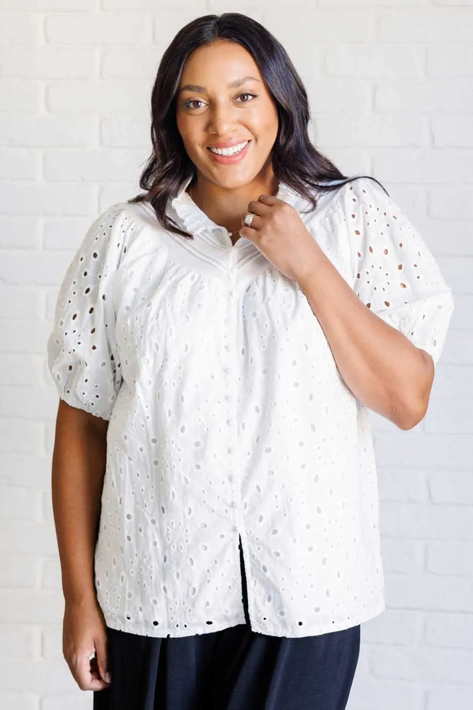 Siena Eyelet Blouse