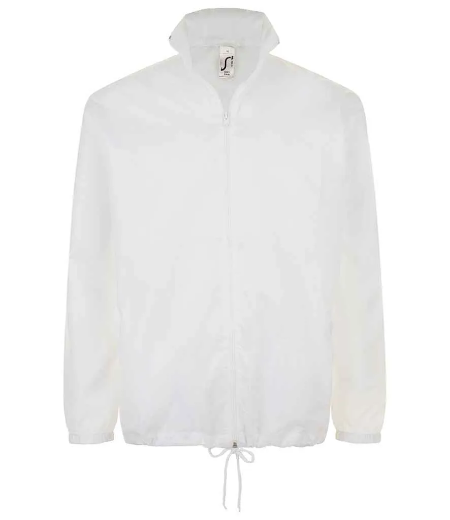 SOL'S Unisex Shift Windbreaker Jacket | White